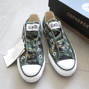 送料込 匿名配送 新品　CONVERSE コンバース　スリッポン　スニーカー　迷彩　23ｃｍ