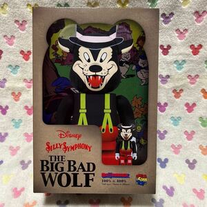 BE@RBRICK THE BIG BAD WOLF 400％　未使用　ディズニー　 ベアブリック