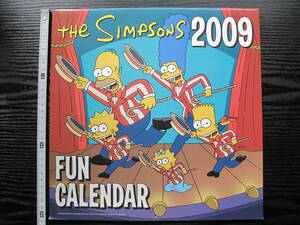 The Simpsons 2009 FAN CALENDAR by Matt Groening アニメ ザ・シンプソンズ カレンダー