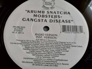 L4101◆12 / Krumb Snatcha－Mobsters / Gangsta Disease