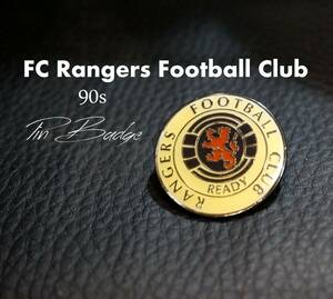 90s レンジャーズ FC Rangers Football Club スコットランド プレミアリーグ サッカー ピンバッジ /ガットゥーゾ アルテタ　