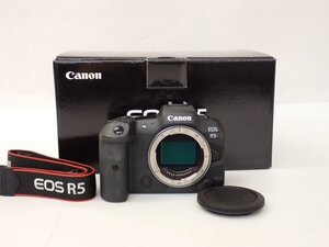 Canon キヤノン ミラーレス一眼カメラ EOS R5 ボディ フルサイズ RFマウント バッテリー/元箱付き □ 70CF9-1