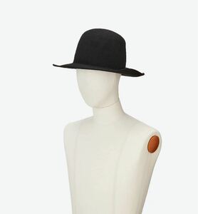 KIJIMA TAKAYUKI FELT BOWLER HAT 232921-01 BLACK 3 キジマタカユキ フェルトボーラーハット