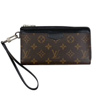 ルイ・ヴィトン Louis Vuitton ジッピードラゴンヌ 長財布 モノグラムマカサー ブラウン ノワール(ブラック) M69407 レディース 【中古】