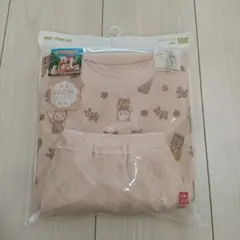 UNIQLO ベビーパジャマ 100サイズ 100%コットン キャラクター柄