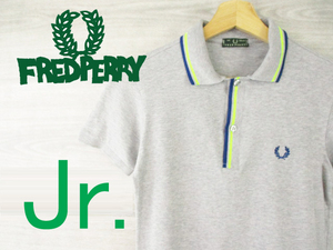 FREDPERRY●ジュニア●フレッドペリー＜ワンポイントロゴ刺繍・ポロシャツ＞●H3147y