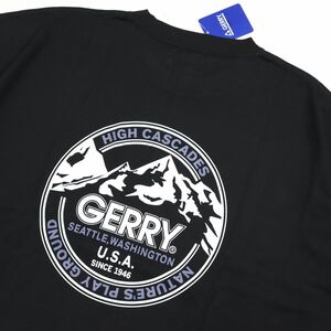 ●送料390円可能商品 ジェリー GERRY 新品 メンズ カジュアル オーバーサイズ 半袖 Tシャツ 黒 LL [SC84181N-XL] 一 三 参★QWER★