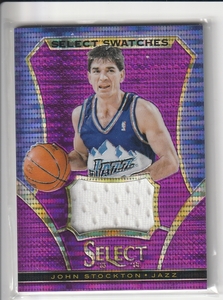 John Stockton　13-14　Select　Select Swatches　Purple Prizm　(1/60)　1st Number　Greatest 75