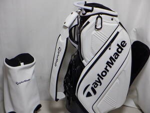 TaylorMade テーラーメイド 9.5型アスリートスタッフ★中古★(WHxBK)ゴルフ キャディバック