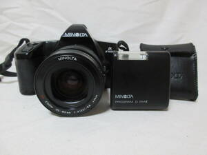 ◆動作品　MINOLTA/ ミノルタ　一眼レフ　フィルムカメラ　α 3700i /レンズ　AF　ZOOM35－80ｍｍ　　訳アリ