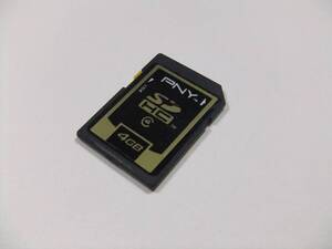 SDHCカード 4GB CLASS4 現状出品 フォーマット済み PNY