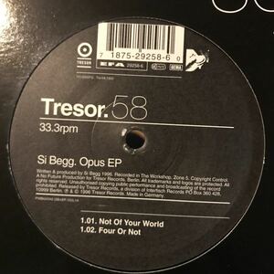 [ Si Begg - Opus EP - Tresor Tresor 58 ]