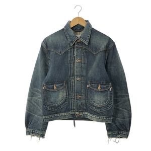 SUGARHILL　シュガーヒル　22/AW　22AWJK09　MUSTY　FADE　DENIM　JACKET　デニムジャケット　Gジャン　3　ブルー　USE加工　ヴィンテージ