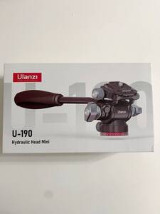 【1円オークション】Ulanzi フルード ビデオ雲台 自由雲台 2WAY 小型カメラ雲台 1/4と3/8ネジ付き 360°回転可能 耐荷重10キロ AME2323