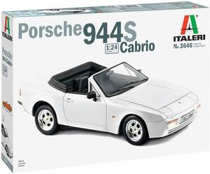 新品外箱難あり イタレリ 1/24 ポルシェ 944S カブリオレ 日本語説明書付属 プラモデル IT3646