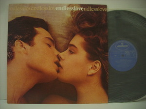 ■LP　O.S.T. / ENDLESS LOVE エンドレス・ラブ 国内盤 日本フォノグラム株式会社 25PP-26 ダイアナ・ロス ライオネル・リッチー ◇r31001