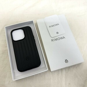 B846-H15-4011◎ RIMOWA リモワ iPhoneケース 14Pro用 ハードケース 箱付き