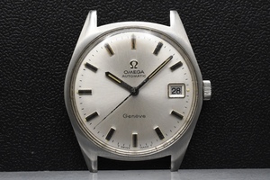 OMEGA Geneve Ref:166.041 Cal:565 フェイスのみ オメガ ジュネーブ 自動巻き デイト シルバーダイアル ヴィンテージ 腕時計 ■30660