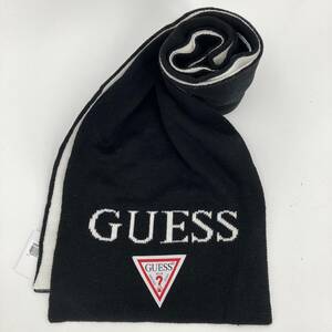 GUESS　ゲス　gsm1603　ニットマフラー　並行輸入品　ブラック　黒