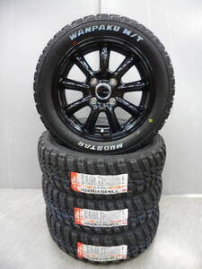 ZACK JP-209＆マッドスターM/T★155/65R14★ホワイトレター★新品タイヤホイール★軽バン・軽トラ★4本セット★G