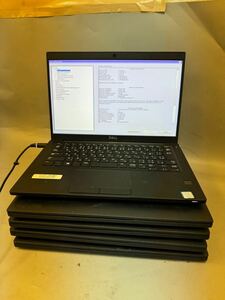 JXJK5267 DELL Latitude 7390 /Core i5-8250U 1.6GHz /メモリ 8GB /HDD無し /BIOS確認/5台セット