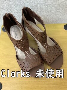 クラークス (Clarks) ブラウン レザーサンダル アビゲイルルビー サイズUK4ハーフ