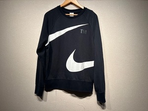 ♪送料無料★NIKE★クルーネック トレーナー★AS M NSW SWOOSH FT CREW★フレンチテリー★SPECIAL BIG LOGO★DD6097-010★AD2022★黒★M♪