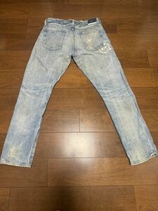 DENIM BY VANQUISH & FRAGMENT washed remake wide denim pants W32 藤原ヒロシ