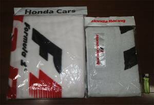◆F1 HONDA Racing ビッグフリースブランケット ホンダコムテック + バスタオル FORMULA 1