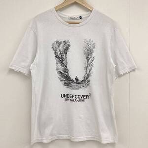 UNDERCOVER 騙し絵 Uロゴ Tシャツ ホワイト 白 3サイズ アンダーカバー 絵画 半袖 カットソー LOGO Tee SCAB BUT archive 1120