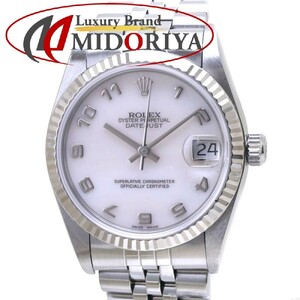 ROLEX ロレックス デイトジャスト 68274NA 【磨き済】K18WG ホワイトゴールド xステンレススチール レディース /39293【中古】【腕時計】