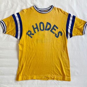 60s Russell Southern Tシャツ L ビンテージ USA製 フットボール ラッセル ナンバリング ゲームシャツ 70s