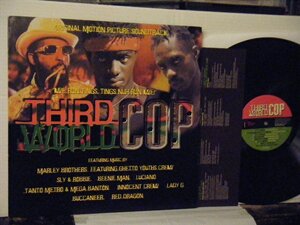 ▲LP VA (SLY & ROBBIE / BEENIEMAN 他) / OST:THIRD WORLD COP 輸入盤 PALM PALMCD-2034-1 レゲエ◇r50128