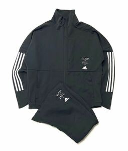 衝撃プライス！【様々なシーンで大活躍！】【adidas アディダス】ジャージセットアップ【サイズL】ブラック スポーツウェア N-W22