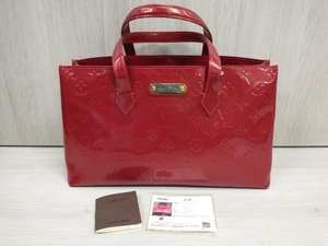 【鑑定書付き】LOUIS VUITTON／モノグラム・ヴェルニ SN4170／ウィルシャーPM バッグ 店舗受取可