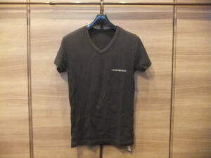 ★ EMPORIO ARMANI（エンポリオアルマーニ）　半袖Tシャツ　黒　S ★