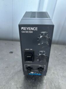 KEYENCE CA-DC100 照明コントローラ 中古現状品 キーインス　ジャンク品