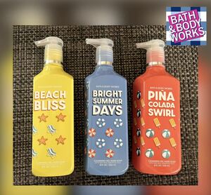 【送料無料】3本セット Bath & Body Works バス アンド ボディワークス　ジェルタイプ ハンドソープ