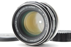 [AB品] MINOLTA MC ROKKOR-PF 55mm F1.7＊11085