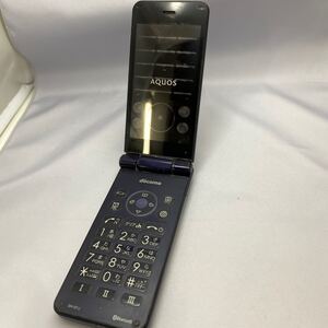 436 AQUOS ケータイ S H-01J ブラック 中古スマホ 訳あり ジャンク SIMフリー au docomo Soft