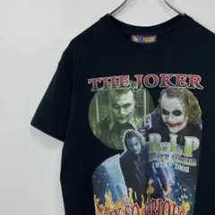 海外規格　映画　THE JOKER ジョーカー　ヒースレジャー　追悼Tシャツ