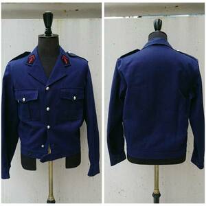 フランス古着 sapeurs pompiers ファイヤーマンジャケット フランス vintage WORK JACKET 消防士 ワークジャケット フレンチワーク MV115