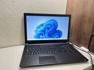 【SSD搭載】東芝 dynabook B35/R windows11/i5-5200U/新品SSD512/メモリ8GB/DVD-RW/高速動作/動作品 【送料無料】YX0204