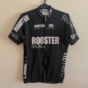 ROOSTER RACING 半袖サイクルジャージ ブラック　サイズM 中古　 MADE IN USA　