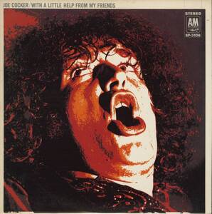 米A&MリイシューLP！Joe Cocker / With A Little Help From My Friends 1969年作 SP-3106 Jimmy Page参加 ジョー・コッカー Beatles