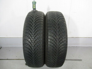 激安即決 中古オールシーズンタイヤ 2本 DUNLOP ALLSEASON MAXX AS1 185/70R14 88H 2021年製 カローラフィールダー ノート フリード 00089