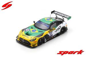 ■スパークモデル 1/43 2022 メルセデスAMG GT3 #44 B.バプティスタ チームブラジル FIAモータースポーツゲームGTスプリントポールリカール