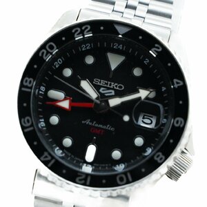 1円 稼働 極美品 箱/保証書付 SEIKO 5 セイコー 5 スポーツ メカニカル 4R34-00A0 SKX SBSC001 定価63,800円 AT 腕時計 0427320240604