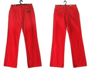 Wrangler ラングラーBootcuts　RED　(SIZE=31-4:ウエスト68㎝)