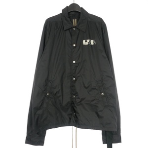 未使用品 ダークシャドウ DRKSHDW Rick Owens SNAPFRONT JKT コーチジャケット ブルゾン L ブラック 黒 DU01B7782 NDPE3 メンズ